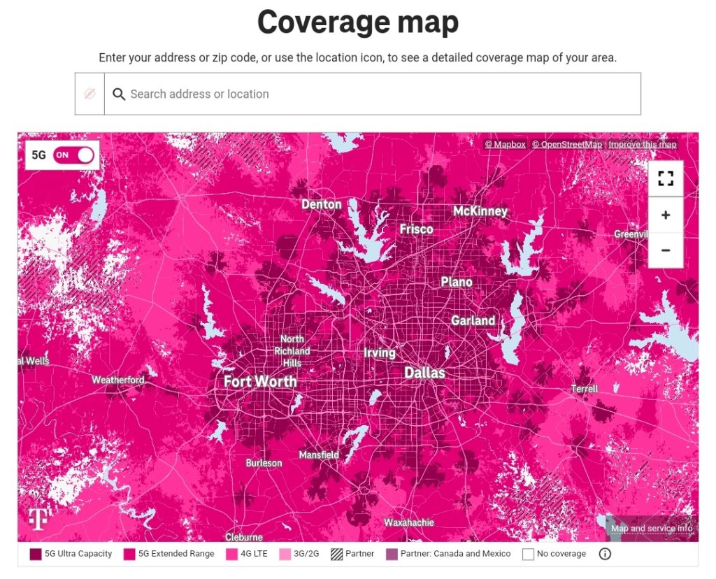 TMobile's Coverage Map Finally Updated With Ultra Capacity N41 The T